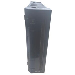 Nintendo‎ Wii Console Black System for Parts or Repair